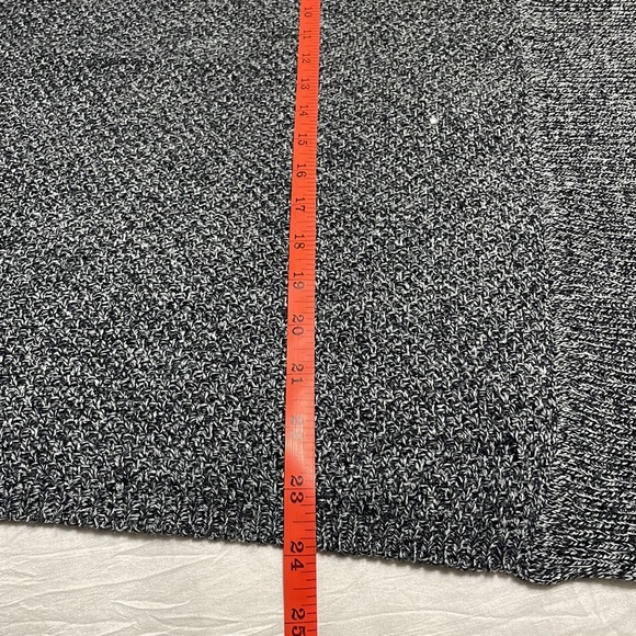 LOFT Poncho Style Black/Navy/Cream Sweater Size M/L - Picture 10 of 10